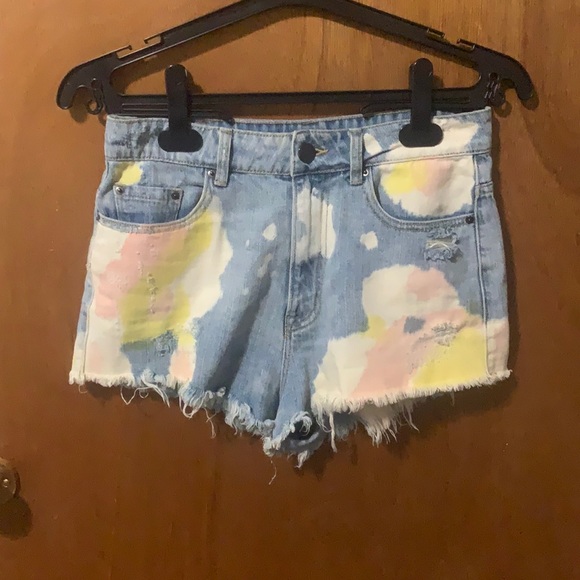 2 for 15$// BDG Jean Highrise Shorts - Picture 1 of 3